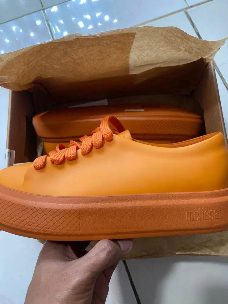 Melissa Wild Sneaker, Matte Orange