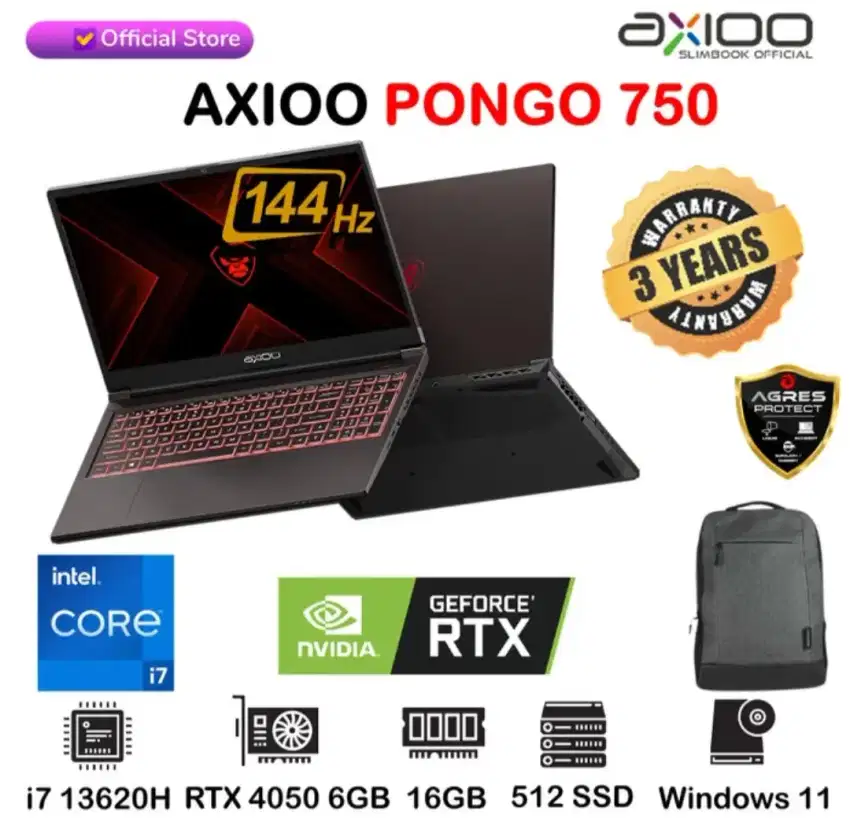 New Axioo Pongo 750