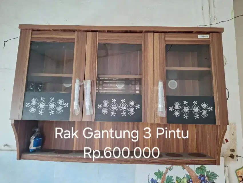 Dijual Rak Gantung dapur 3 Pintu Murmer ajah!