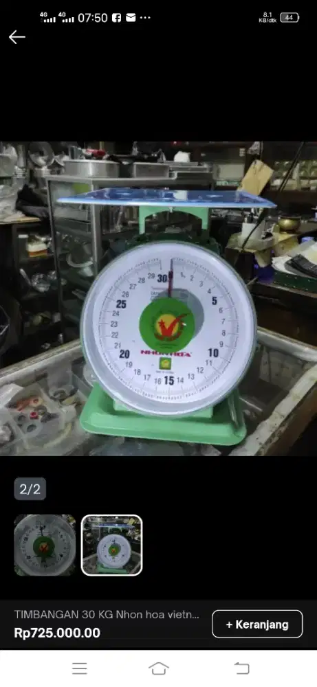Timbangan 30kg merk Vietnam