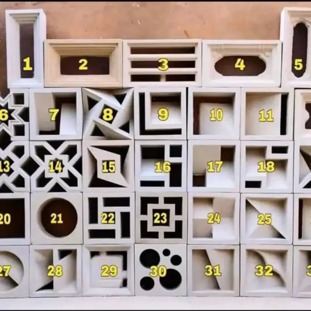 Roster beton minimalis