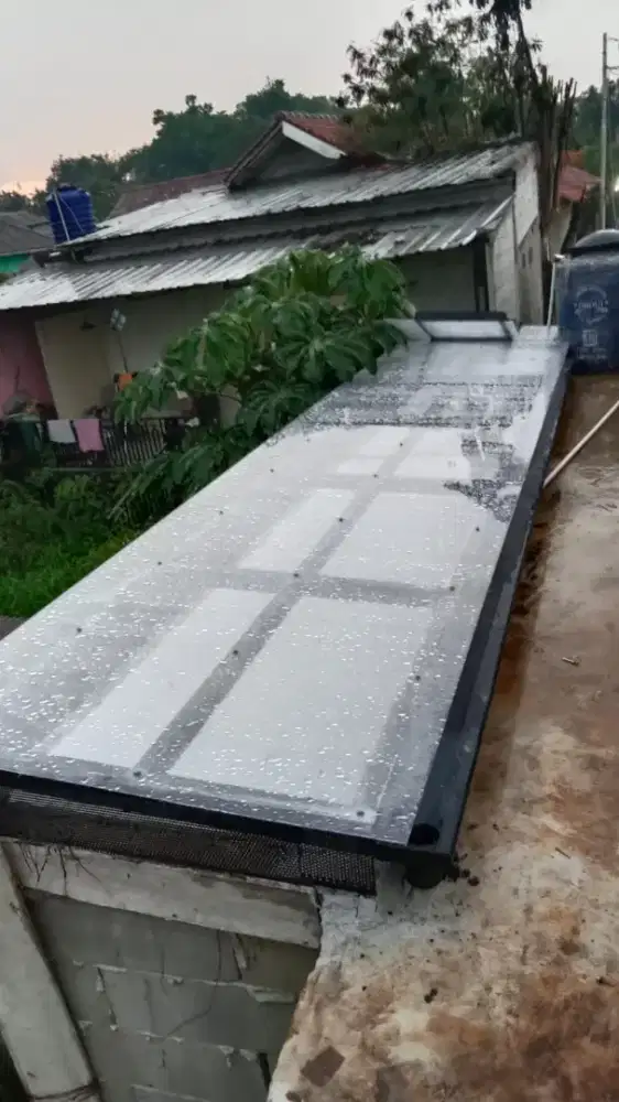 Kanopi solarflat bening Tebel 3ml