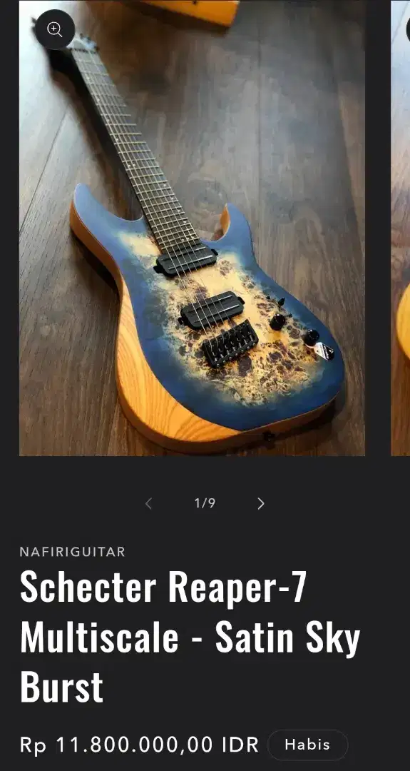 Jarang ada Schecter Reaper 7 Multiscale