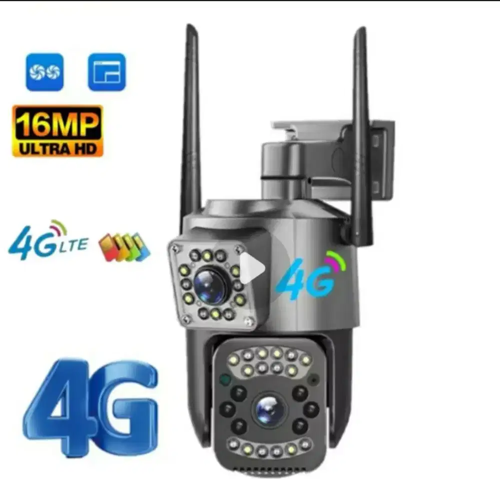 CAMERA CCTV  wifi/SIMCARD 4G TANPA WIFI PANTAU JARAK JAUH OUTDOOR V380