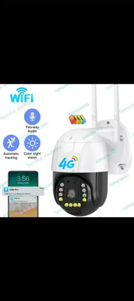 CCTV SIM CARD 4G TANPA WIFI UDH BISA PANTAU LWT HP JARAK JAUH