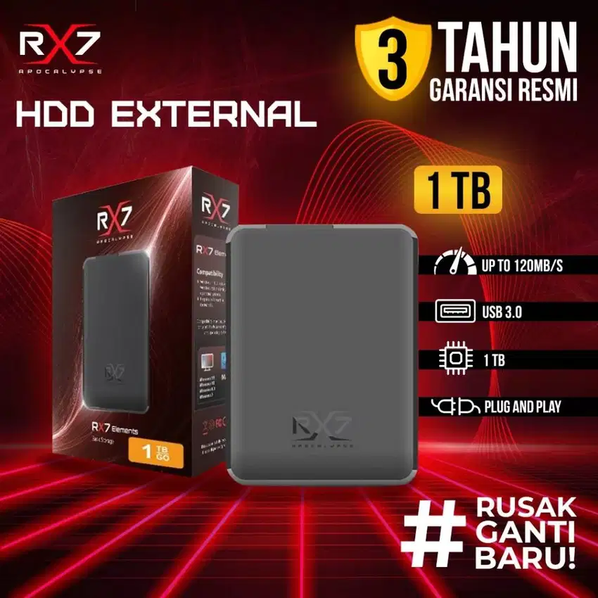 HARDDISK HDD EXTERNAL 1TB RX7 ELEMENTS / EXPANSION GARANSI 3 TAHUN