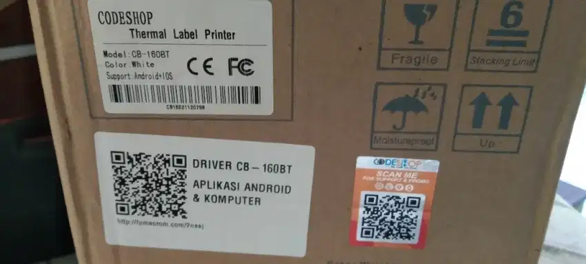 Printer label Codeshop Driver CB-160BT