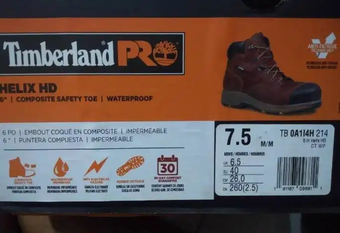 JUAL TIMBERLAND PRO HELIX SIZE 7,5 100% ORI DARI PERUSAHAAN