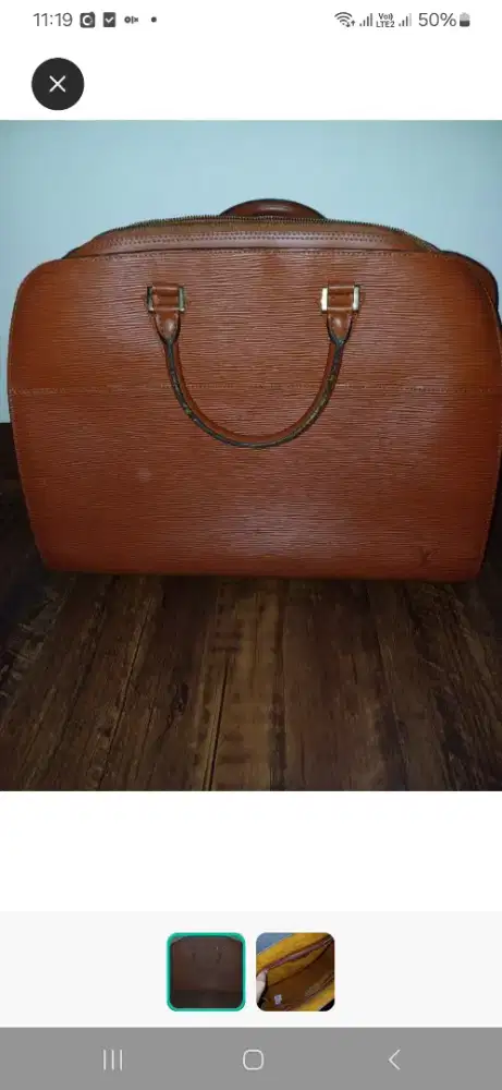 Briefcase LV sorbonne epi leather original