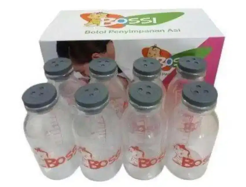 Botol ASI kaca Bossi isi 8