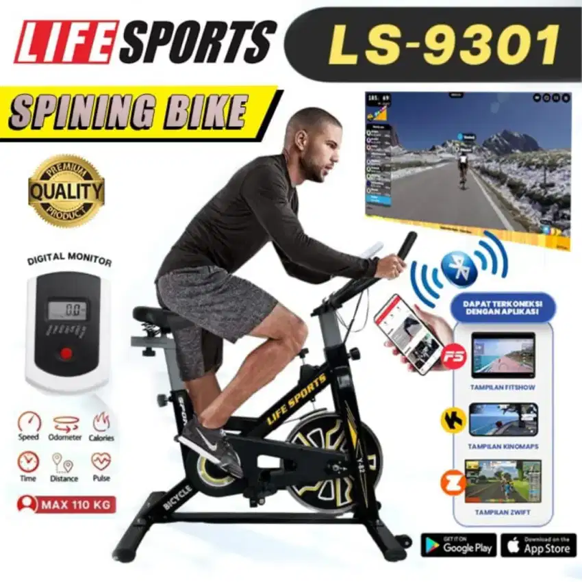 Sepeda olahraga spinning bike life sports original import