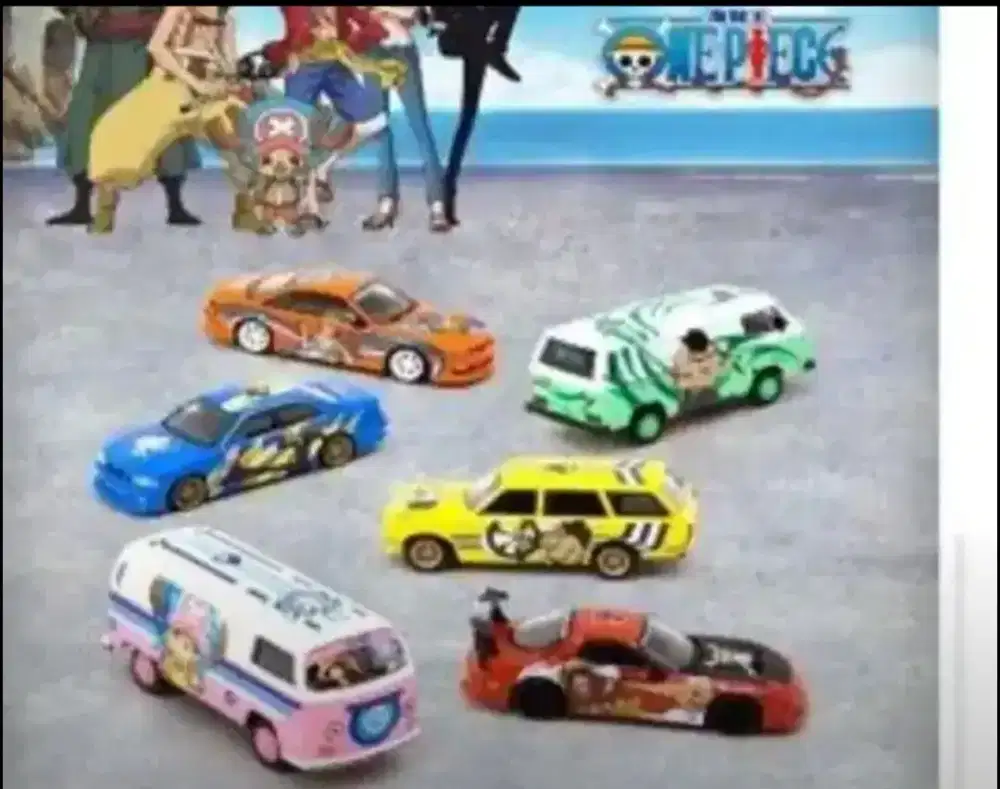 Diecast mobil one piece series