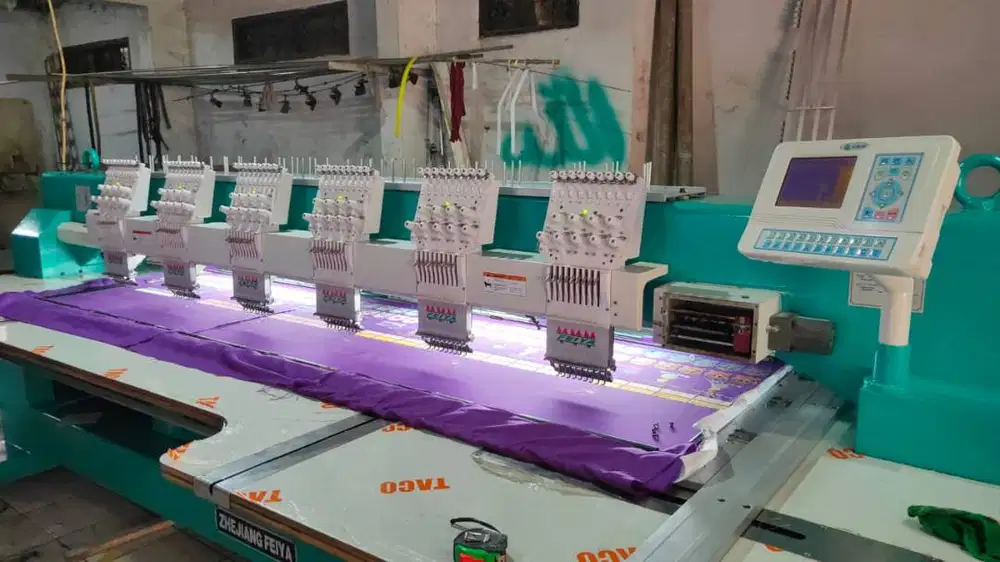 Mesin Bordir Komputer Otomatis Bergaransi Ready Siap Kirim