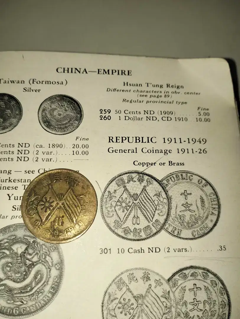 Coin China Ten Cash 1911 - 1926