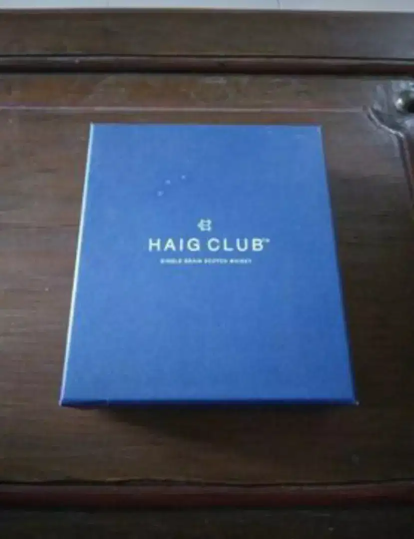 HIGH CLUB HIPFLASK BLUE LEATHER ORIGINAL HIGH CLUB