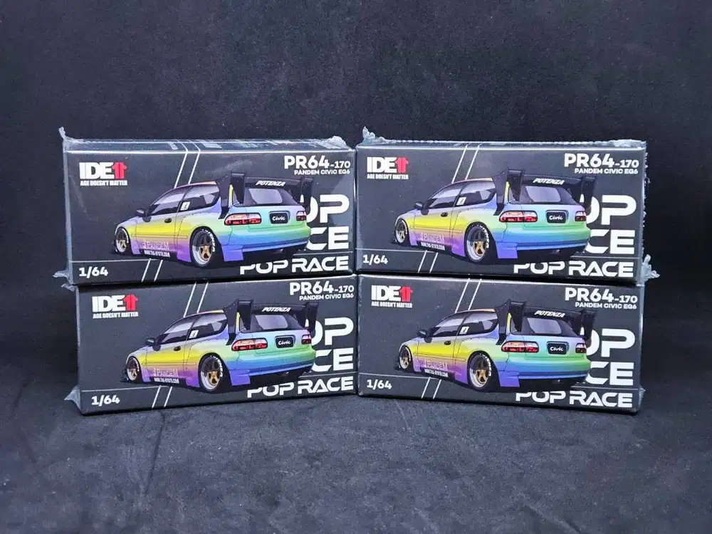 POP RACE CIVIC PANDEM EG6 INDONESIA DIECAST EXPO IDE 2024 PR64-170