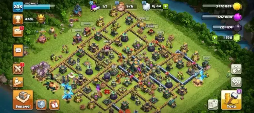 JUAL AKUN COC 300K