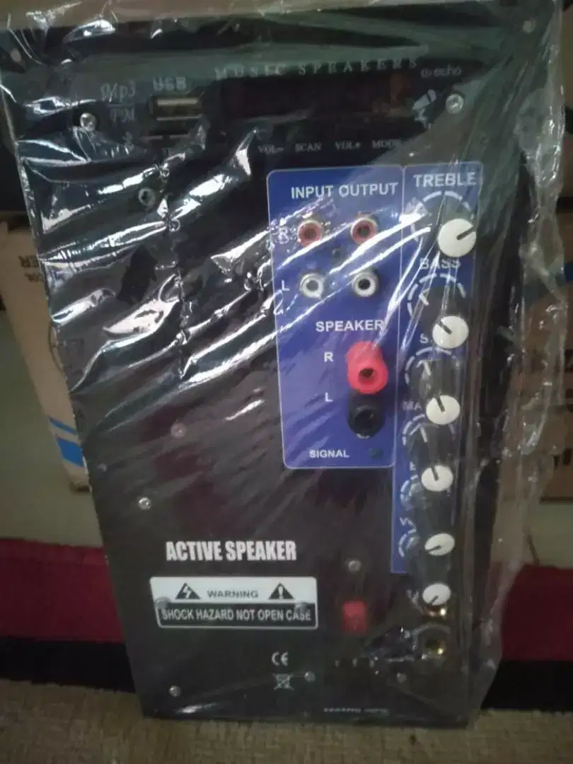 Kit speaker aktif bluetooth lengkap siap pakai