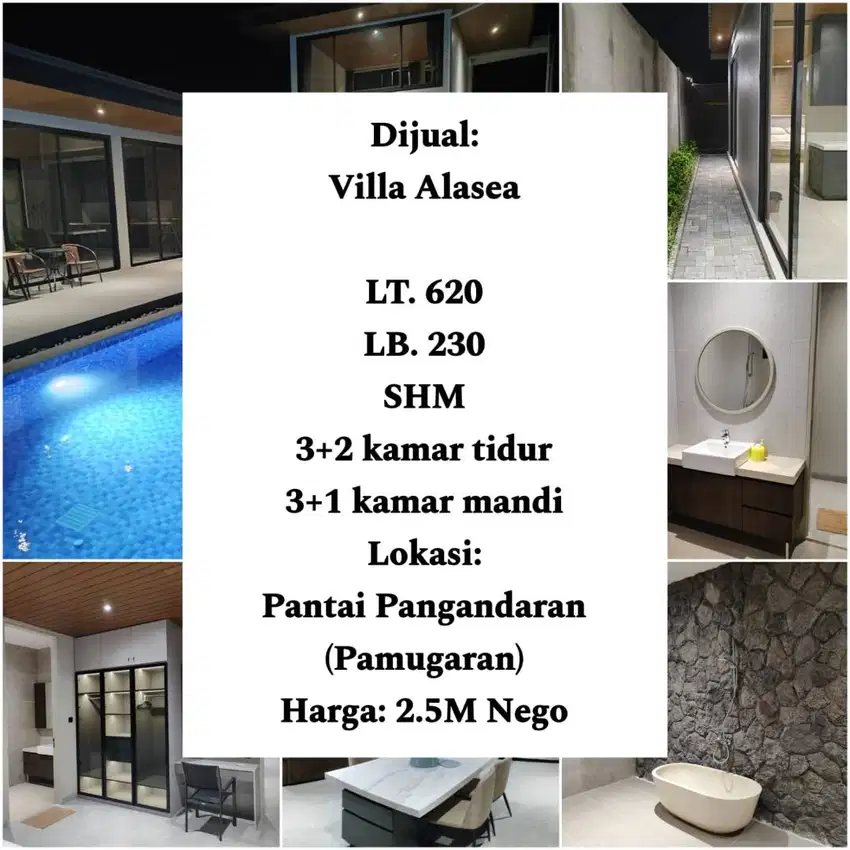 Pengen punya Villa Private Pool di Pangandaran?