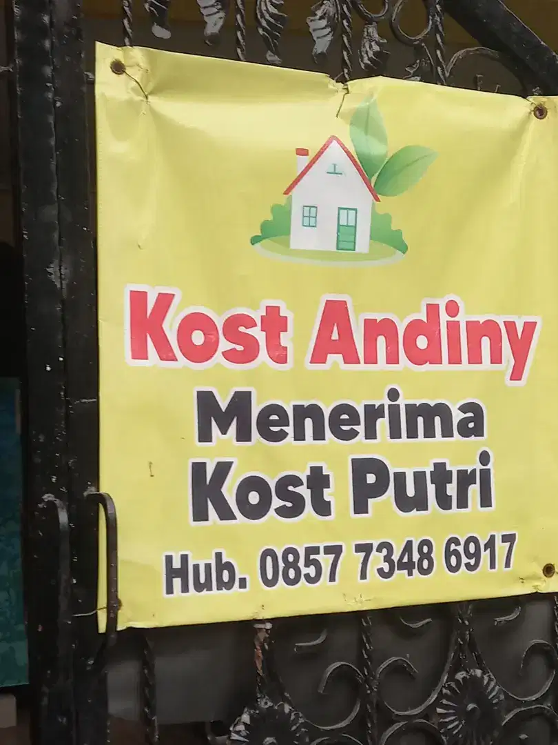 Kost wanita Andiny daerah cakung