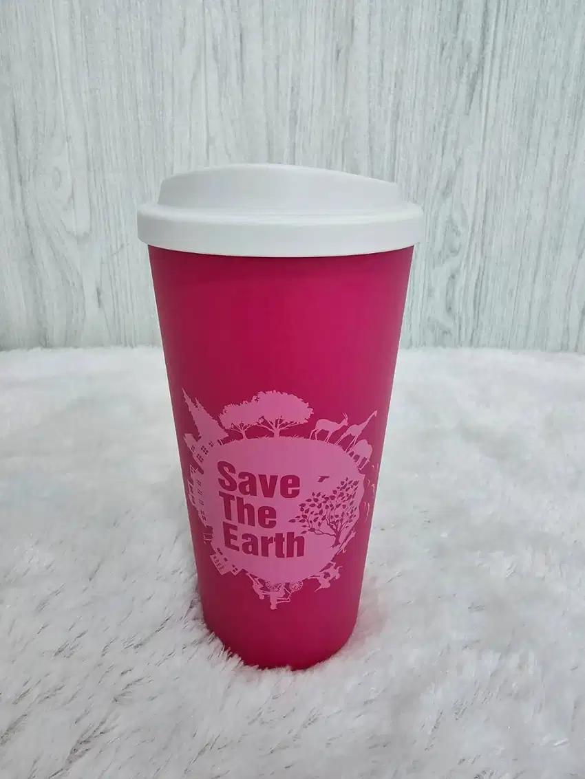 Preloved LocknLock Colour Mug 420 ml - Pink