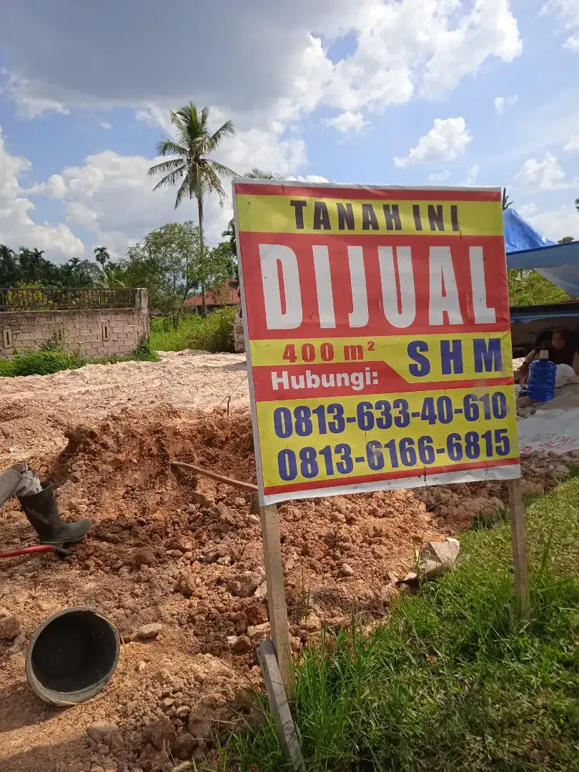 Dijual tanah SHM