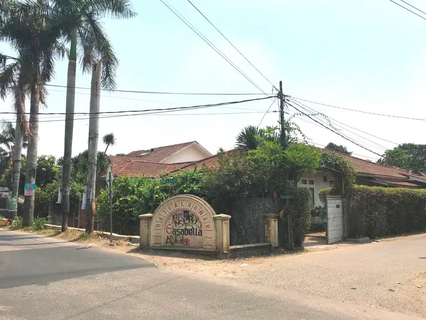 Rumah + Paviliun Pinggir Jalan Raya di Belakang UPN Pondok Labu