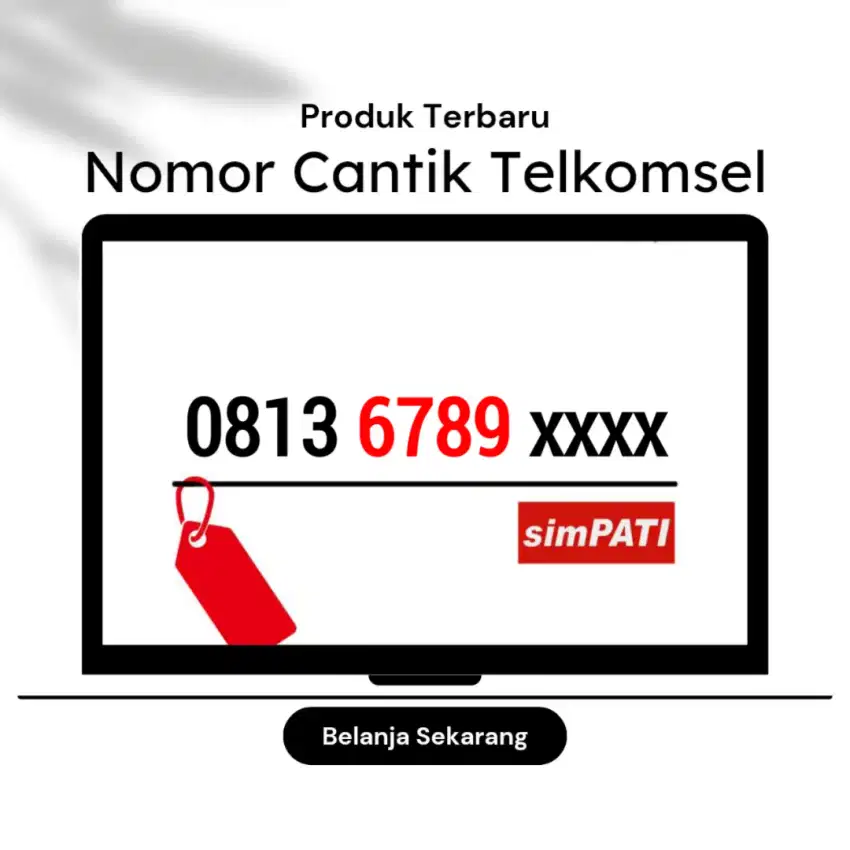 Nomor cantik telkomsel 0813 6789 xxxx