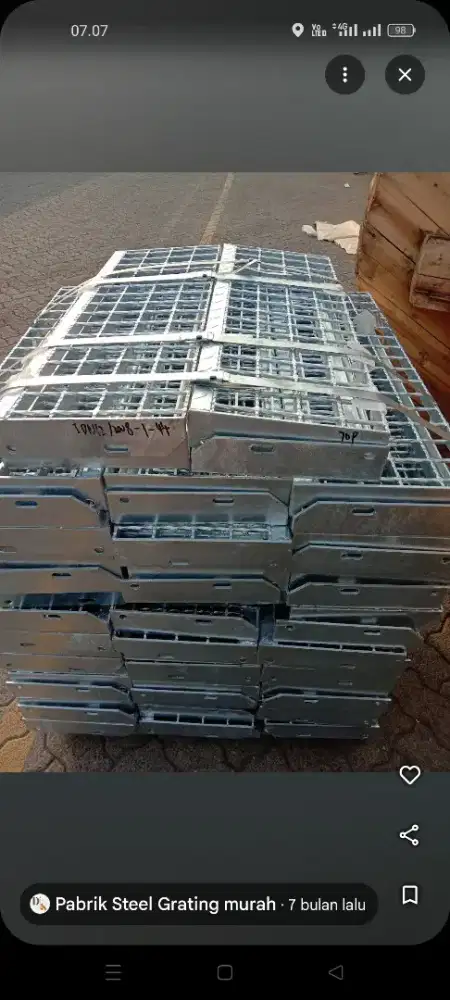 Grating granting galvanis custome all size