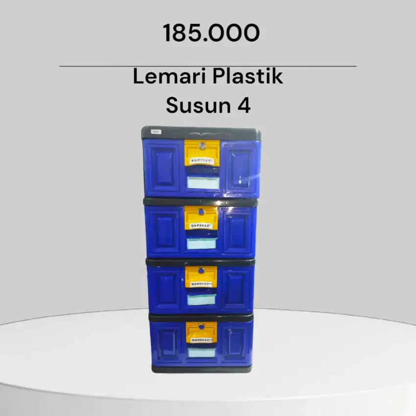 Lemari Plastik Laci Napolly S4