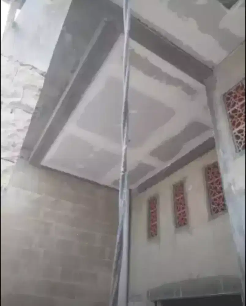 Lis Gypsum plafon PVC aluminium Kanopi Lis Gypsum plafon PVC