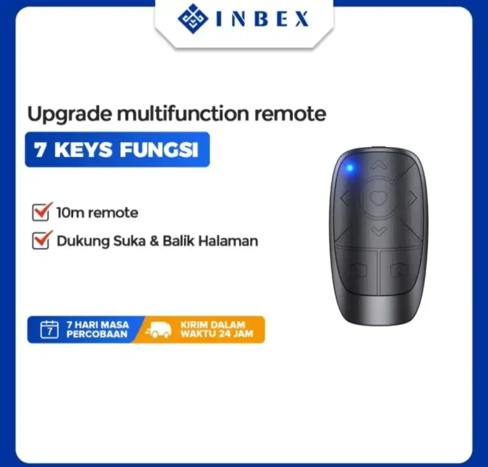 Inbex Bluetooth Remote Control Selfie Smartphone Wireless Shutter