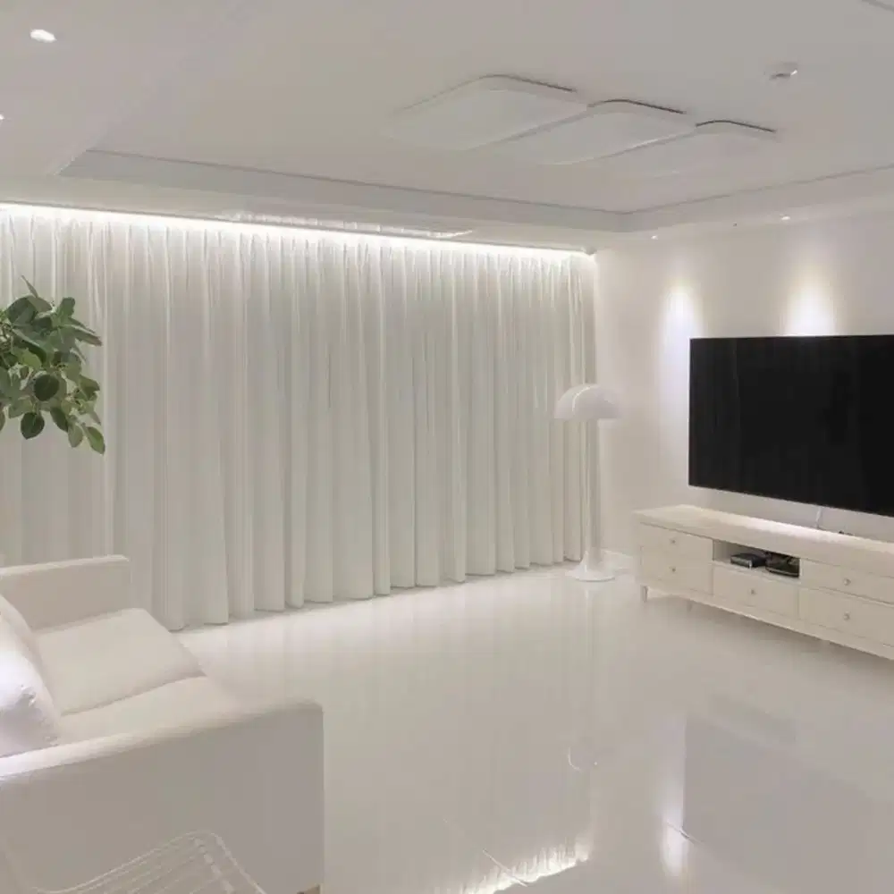 Jual gordyn gorden murah vertikal roll blind jasa wallpaper dinding vi