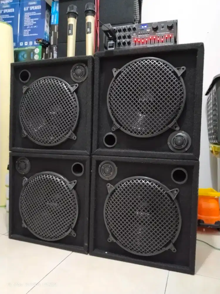 PAKET KARAOKE LENGKAP  BLUETOOTH 12IN  4SPEAKER DAPAT KAROKEAN DI TV