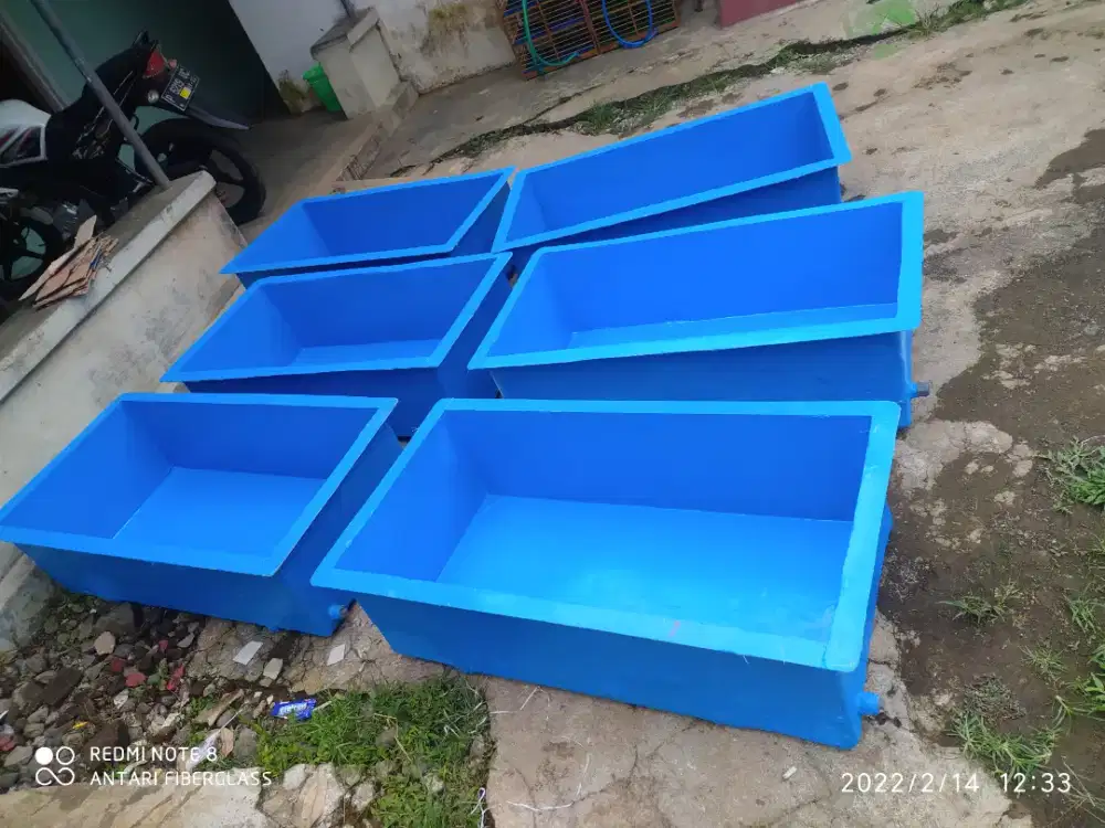 Jual bak fiberglass bak fiber ikan kolam ikan