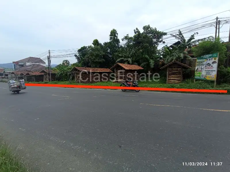 Tanah Pinggir Jalan Raya Ajibarang Purwokerto BANYUMAS