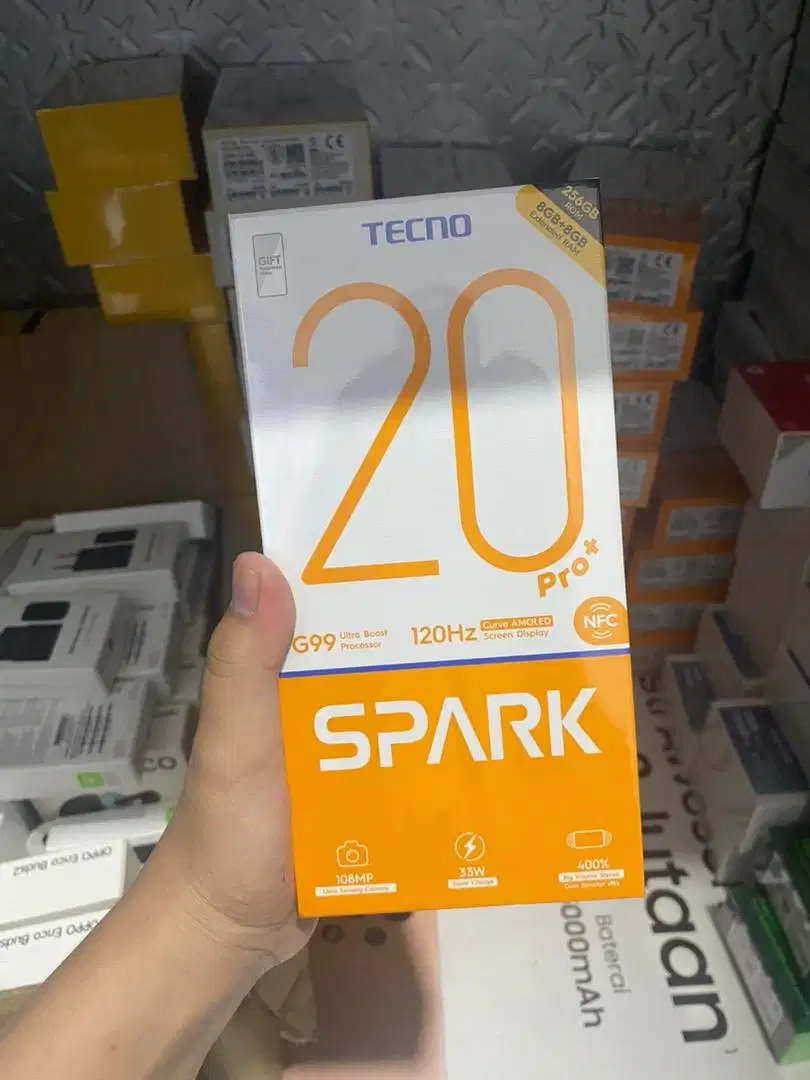 Tecno Spark 20 pro+ 8/256GB (bisa cod)