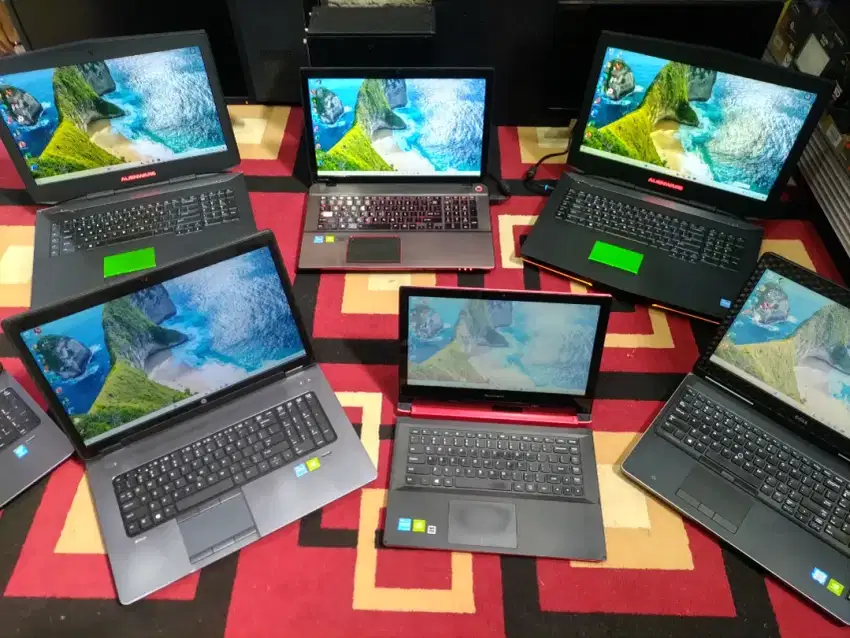 LAPTOP KERJA DESIGN EDIT GAME RINGAN ASUS ACER DELL HP LENOVO MSI