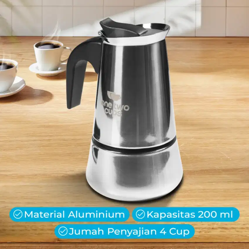 Mokapot Kopi Espresso Maker 200ml