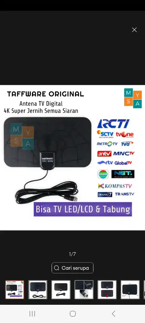 Antena TV Digital indoor DVB-T2