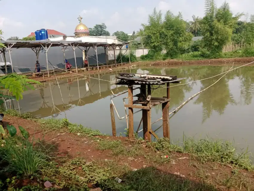 Cimanggis SHM tempat pemancingan luas tanah 2000 meter persegi