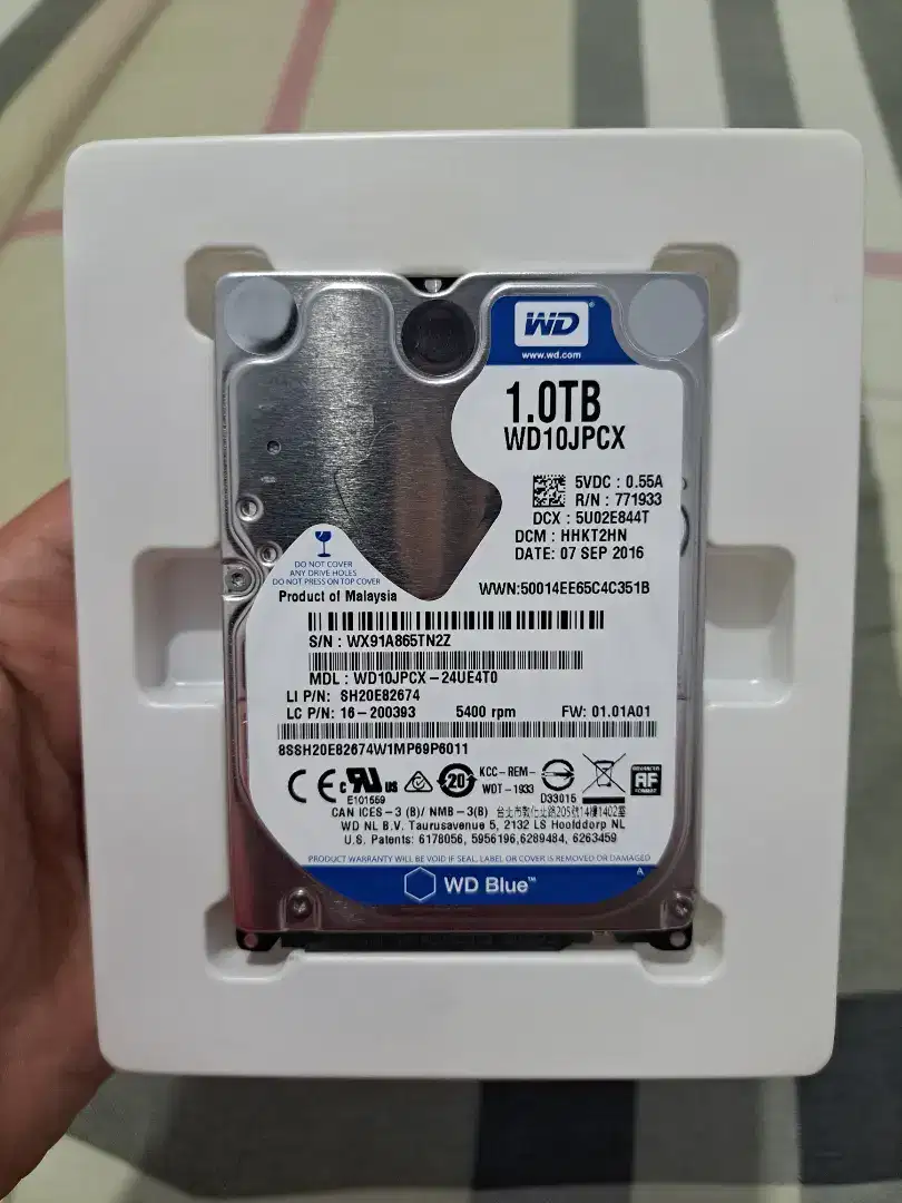 WD HARDISK INTERNAL LAPTOP 1TB 2,5