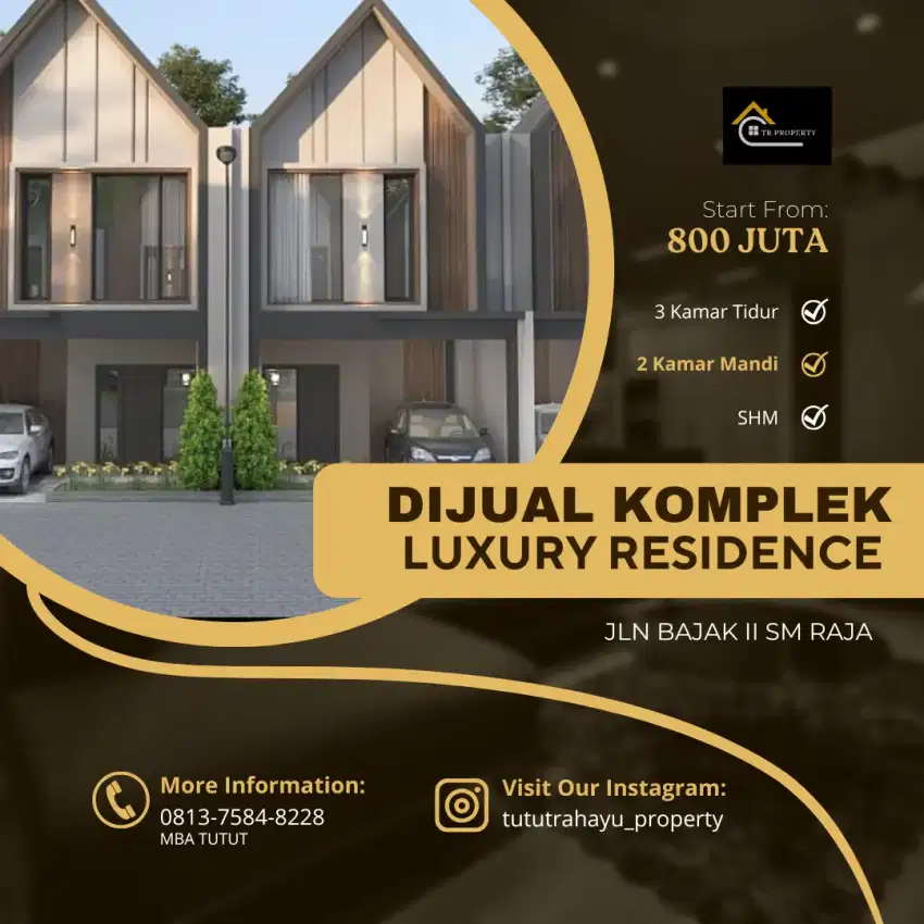 LUXURY HOUSE DAERAH SM RAJA JL BAJAK II