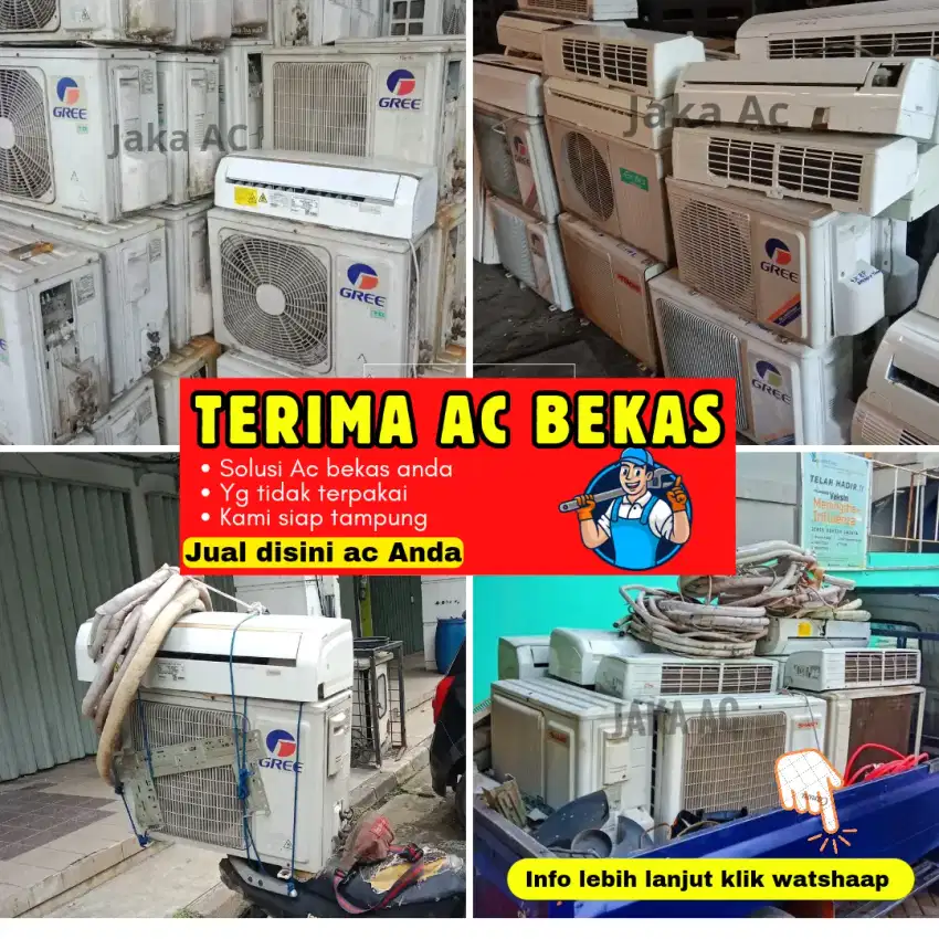 TERIMA AC BEKAS. Ac 1/2 pk .ac 1 pk ,3/4 pk