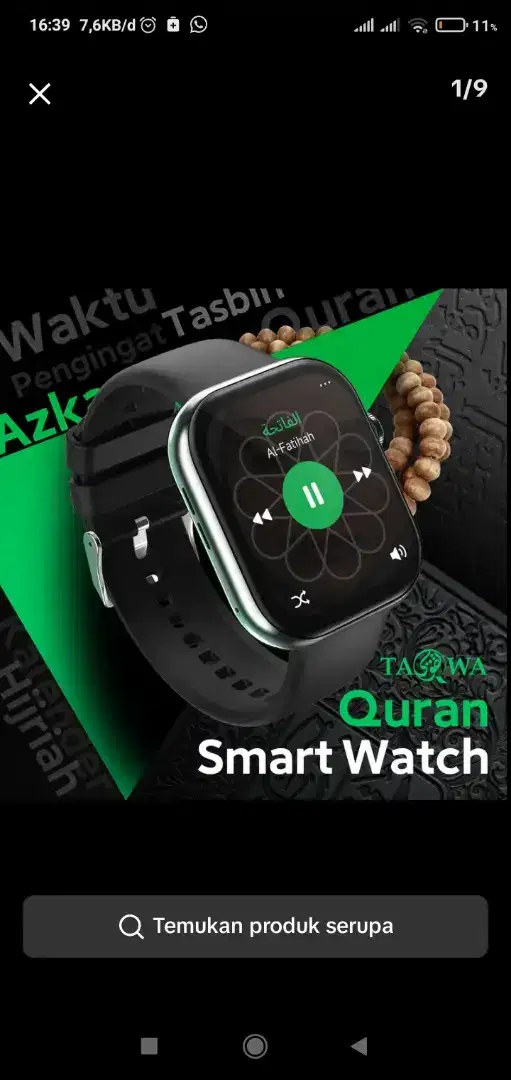 Taqwa Smart Watch Untuk Muslim Taat