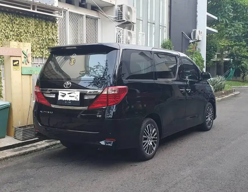 Alphard 2.4 AT 2014 Jok Kulit Mulus Terawat Istimewa Siap Gaspoll