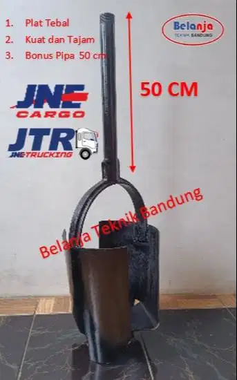 Mata Bor Strauss Pile Manual 25cm atau 10 Inchi Bor Tanah