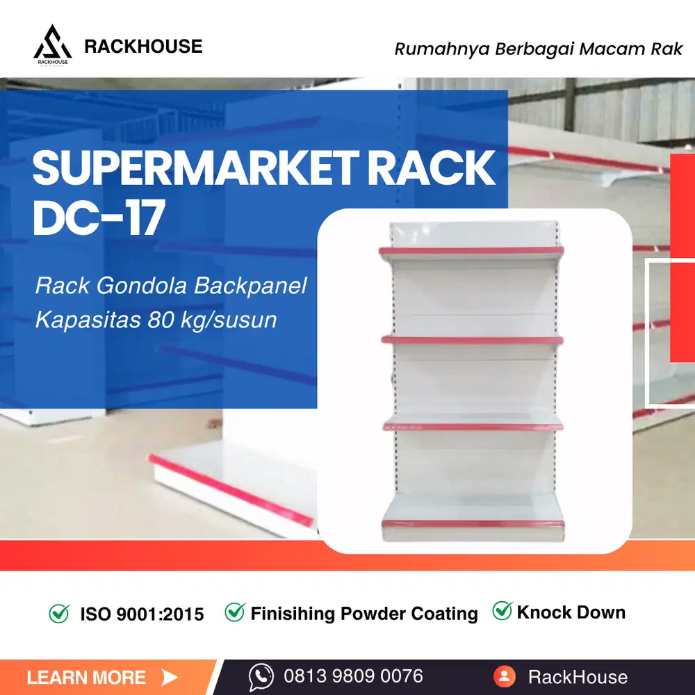 Rak Supermarket Single Rak Toko Display Racking Dachang