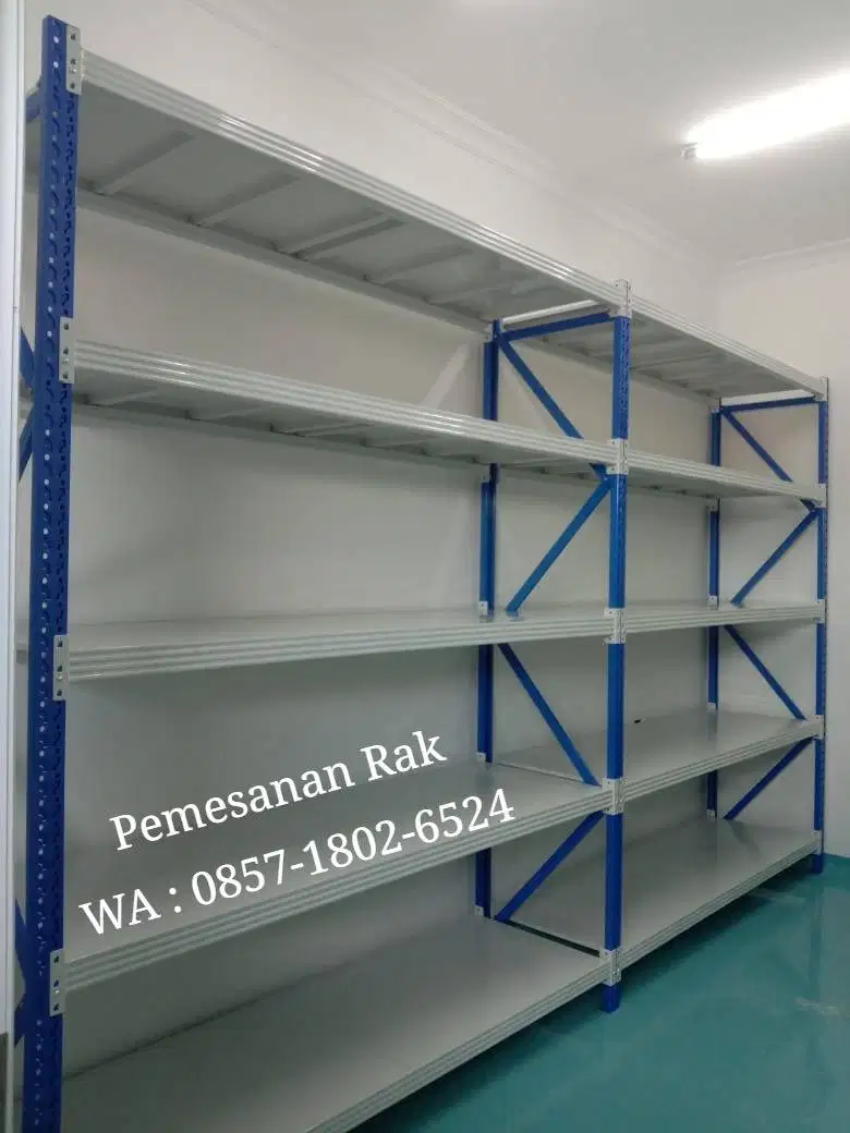 Rak Gudang Termurah Lightduty Kapasitas Beban 250Kg/Level