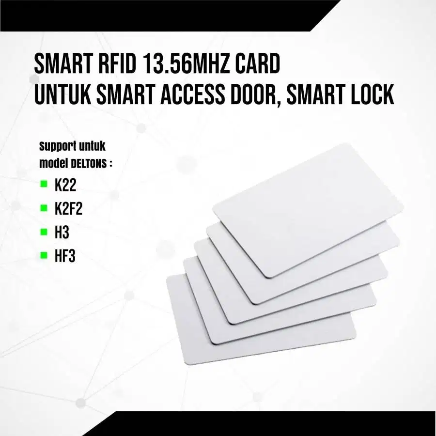 Kartu Smart RFID 13.56MHz Card Access Door